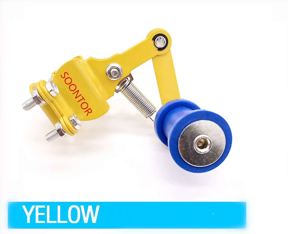 Motorcycle accessories chain adjustment chain tension chain motorcycle chain elastic adjustment chain for Moto Guzzi: YELLOW