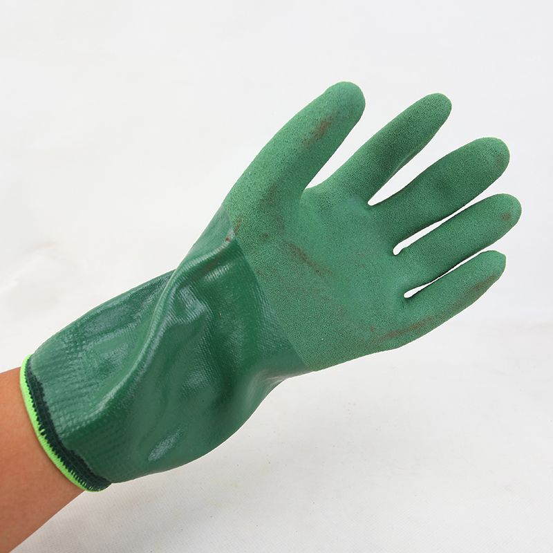 Gloves Strong oil resistance, non-slip nitrile, waterproof, wear-resistant industrial labor protective gloves
