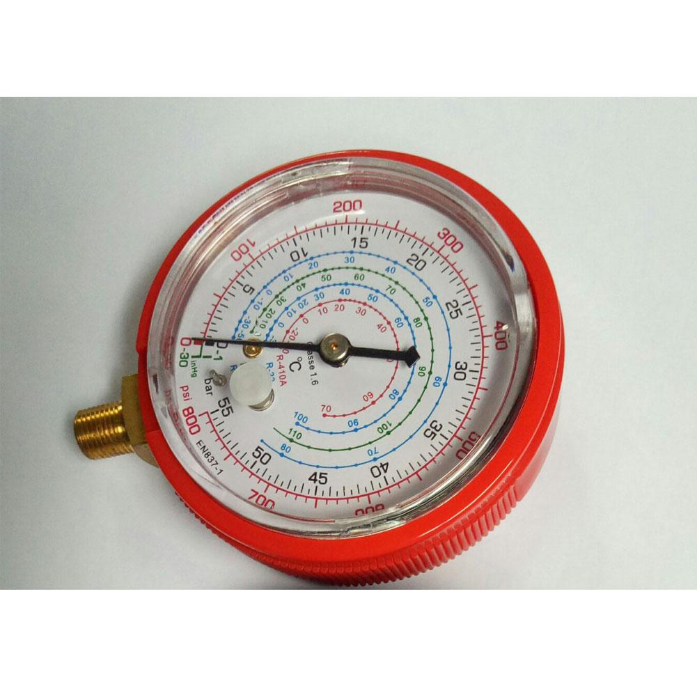 2Pcs Car Auto High Low Tester Gauge Car Air Conditioner Refrigerant Pressure Gauge Kit for R410A R134A R22 Refrigerant