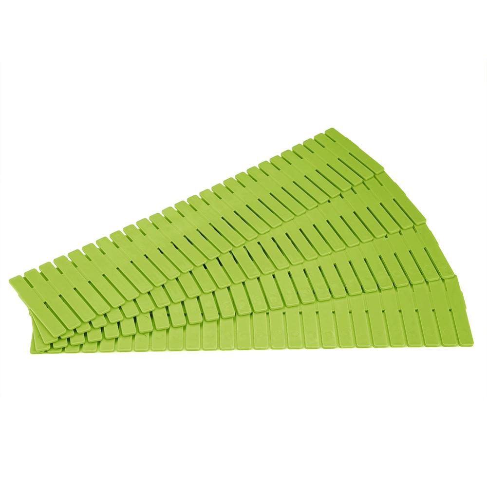 WBBOOMING-organiseur de séparation à tiroirs en plastique réglable, 4 pièces, tiroir extensible, séparateur de meuble, rangement bricolage: green