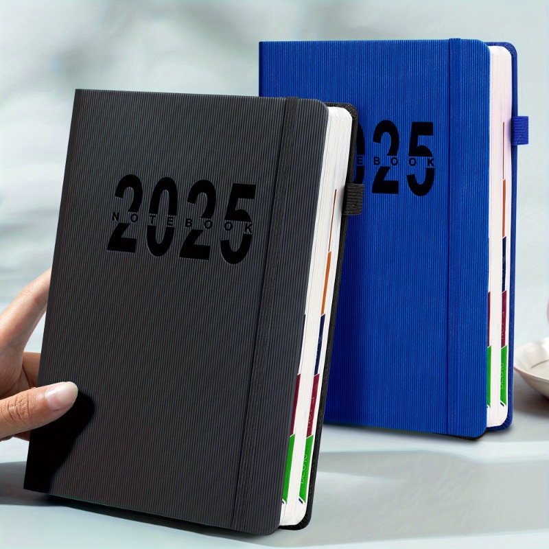 Notitieboekje uit 2025, persoonlijke organizer - zelfdisciplineblan, academisch notitieboekje, memo, reisvriendelijk notitieboekje