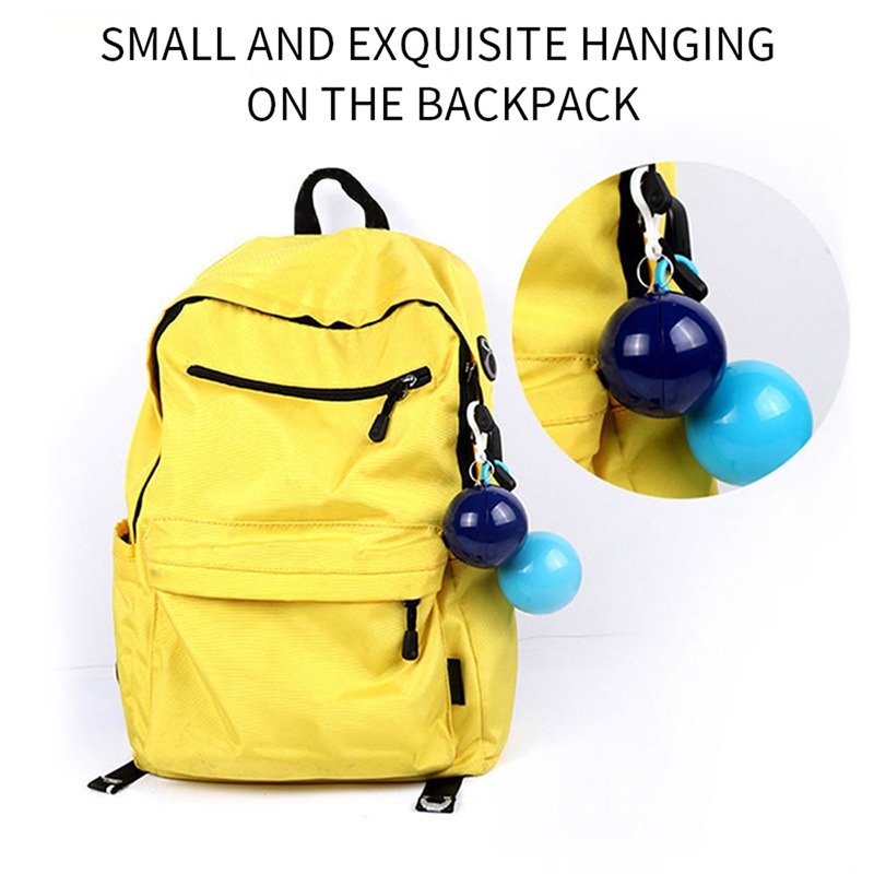Poncho de pluie Portable et pratique, boule de pluie pour adultes, jetable, épais, imperméable, imperméable, coloré avec crochet
