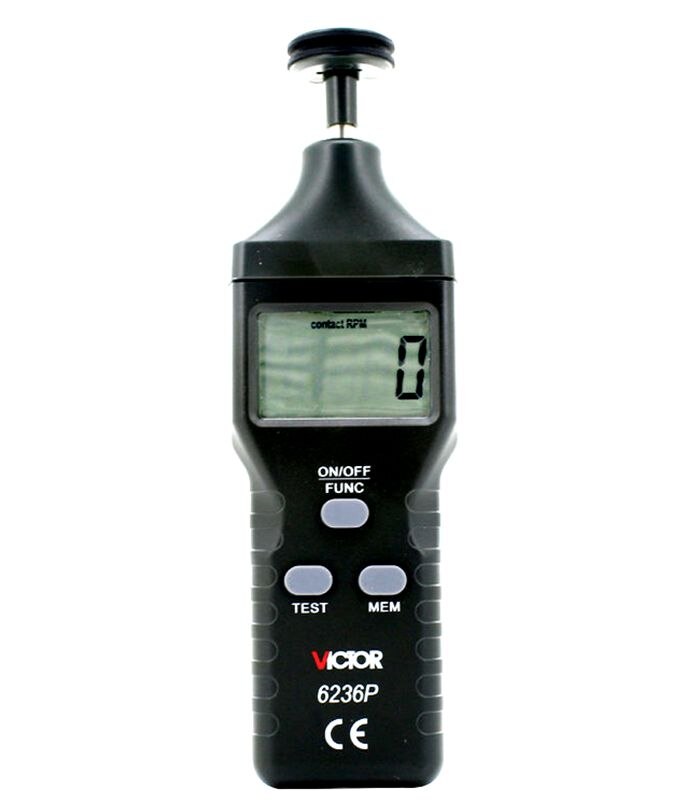 Victor VC6236P non-contact/contactless dual contagiri, fotoelettrico tachimetro, contagiri.