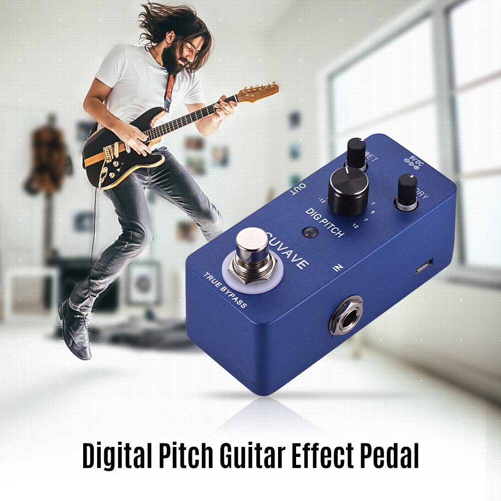 Serie gitaar effectpedaal 8 effecten gitaarpedaal true bypass volledig metalen shell gitaar onderdelen & accessoires