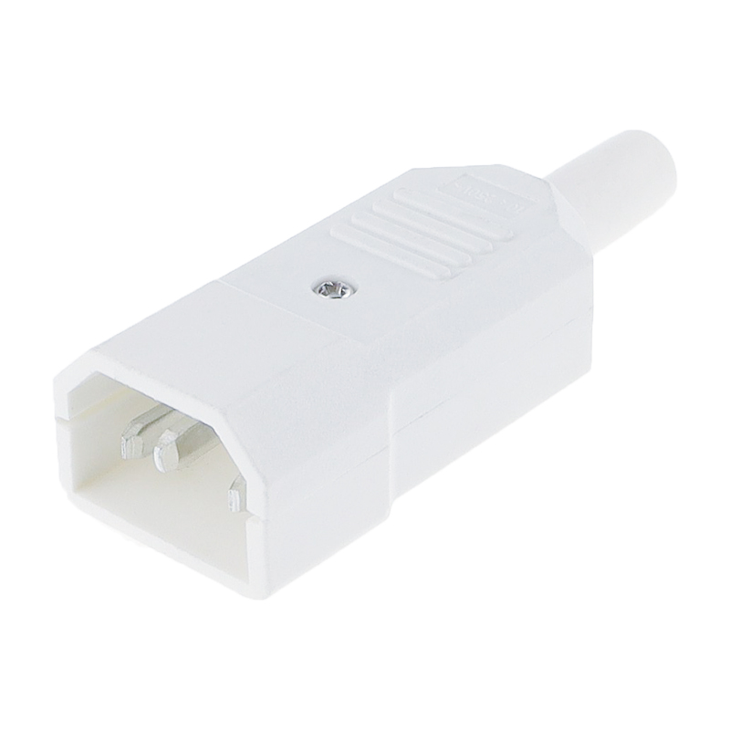 Price 10A 250V Black IEC C13 Male Plug Rewirable Power Connector 3 pin ac Socket: MULTI