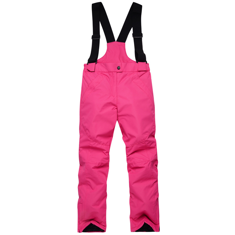 Winter Meisje Ski broek Waterdicht Jongen Outdoor Snowboard Broek Kids Sneeuw Broek Kar Pantolonu Skiën Broek Warm En Winddicht: Rose red / Xl