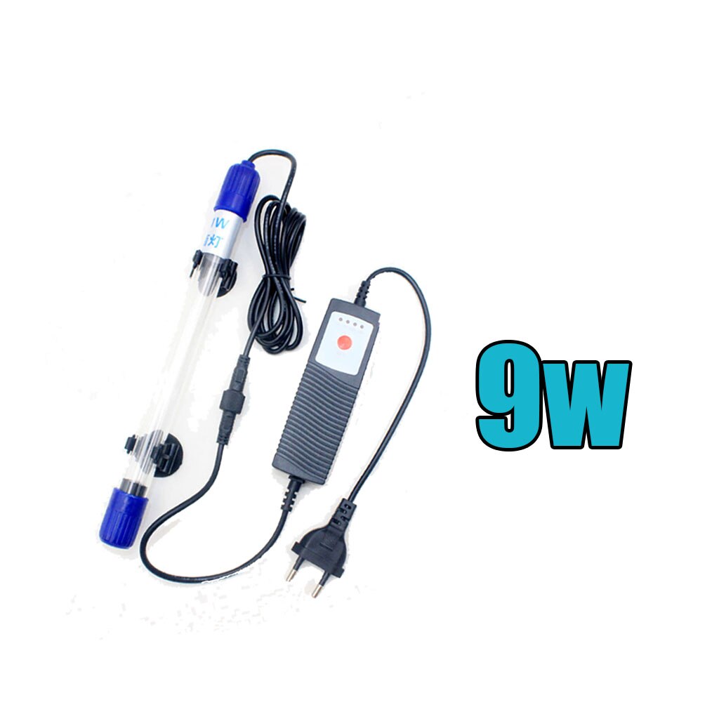 Fish Tank LED Light,Aquarium Lights UV Light EU Green Algae Bloom Clean Lamp Aquarium Water Clean Lamp: 9W
