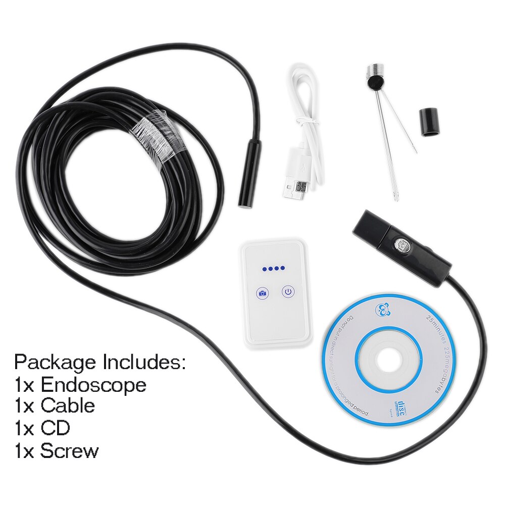WIFI Endoscope To Support For Android For Apple Mobile Phone Open Locking Automotive Air Conditioner Maintenance Endoscope