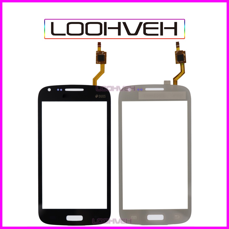 4,3 "para Samsung Galaxy Core Duos GT-i8260 i8260 i8262 Digitalizador de pantalla táctil frente Sensor de lente de vidrio Panel
