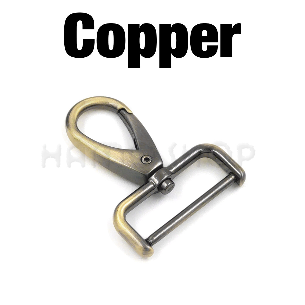 16/20/26/32/38mm Metal Detachable Snap Hook Trigger Clips Buckles Hooks For Leathercraft Strap Belt Keychain Webbing Pet Leash: 6# / Antique Copper