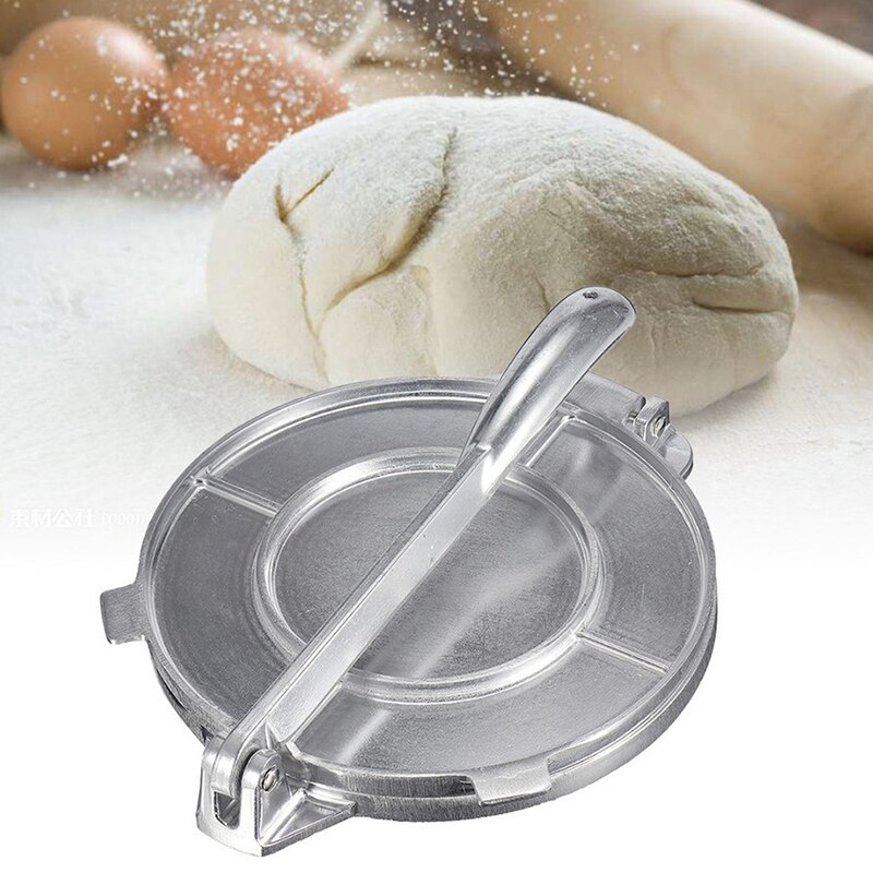 20CM Aluminum Alloy Tortilla Press Maker Foldable Home Kitchen Flour Corn Baking Press Maker DIY Pie Tools Kitchen Accessories