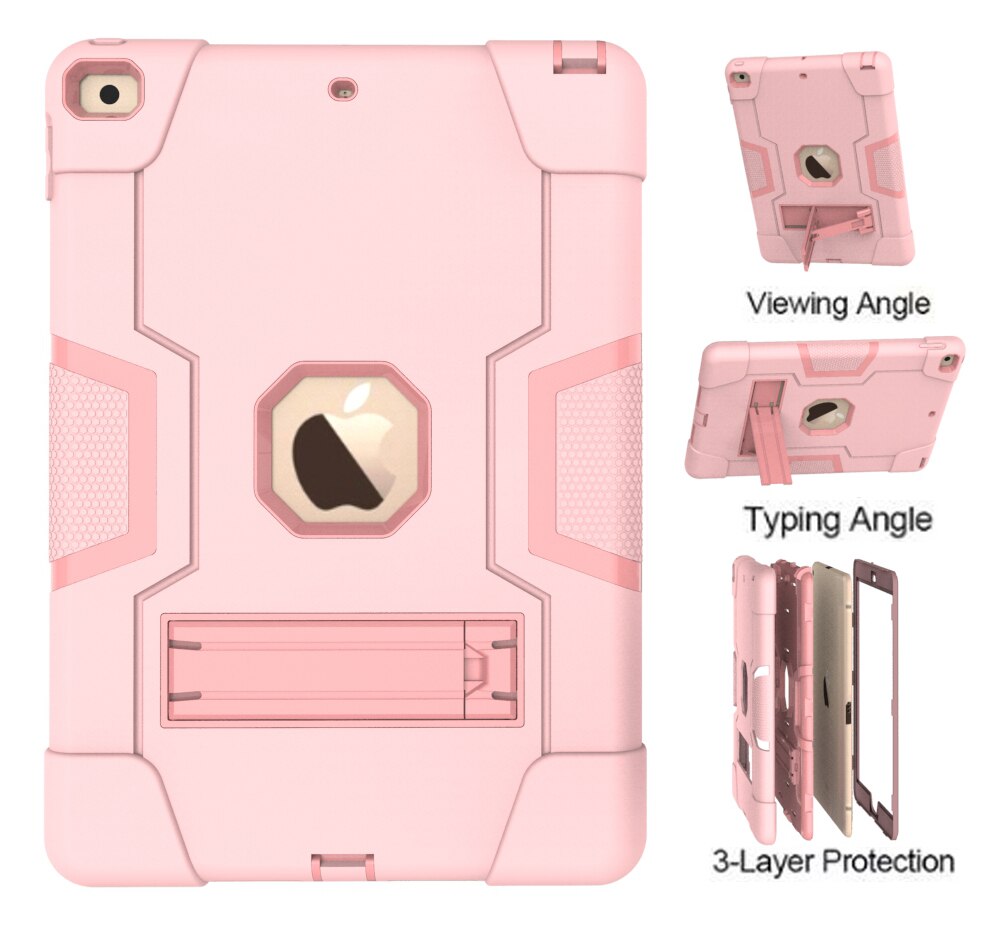 Heavy Armor Shochproof kids Silicone Cover case for iPad 10.2 7 7th Gen A2198 A2200 A2197 10.2" Tablet Funda Capa