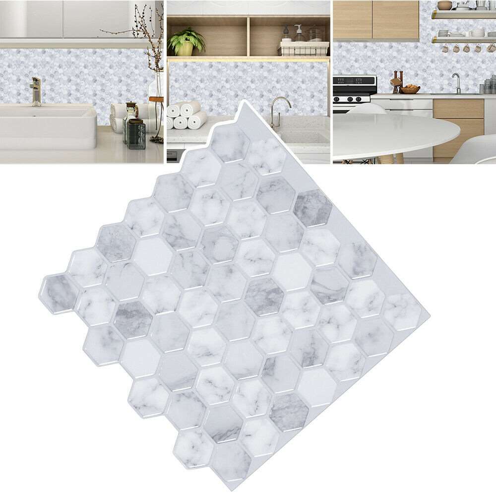 30.5x30.5cm Tile Brick Wall Sticker Self-Adhesive DIY Wallpaper Panels Mosaic Decor
