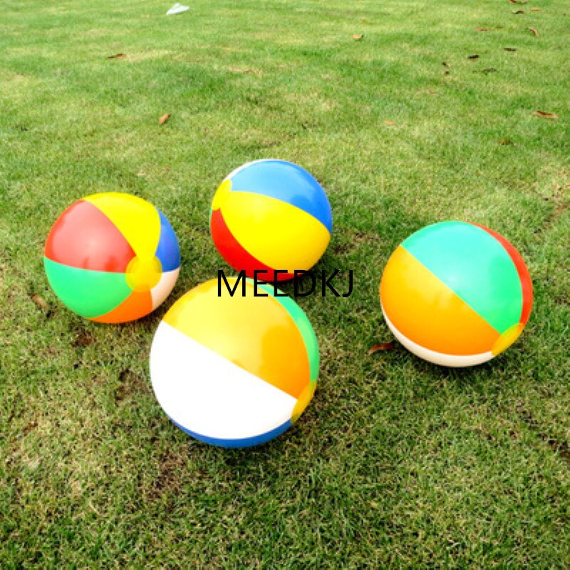Farge oppblåsbar 25 cm barns vannball svømmebasseng fest vannspill ballong strandsportsball morsomme leker for barn