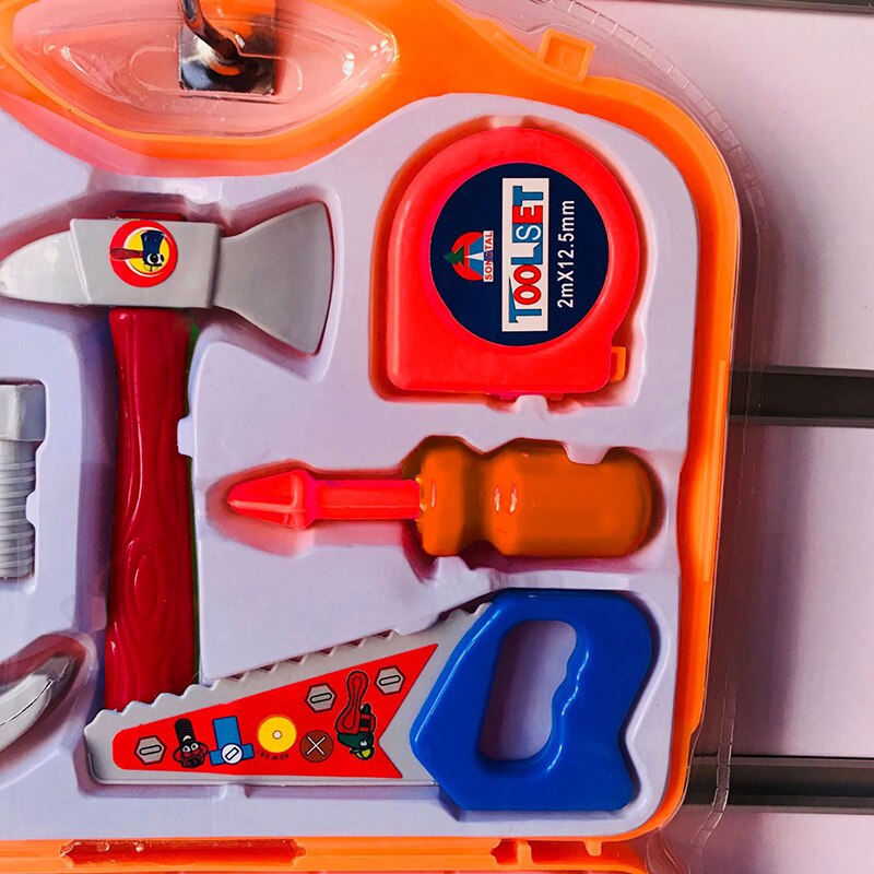 Kids Gelukkig Spelen Speelgoed Willekeurige Kleur Simulatie Reparatie Tool Speelgoed Kind Simulatie Toolbox Set Huis Gereedschapskisten Familie Babies Games