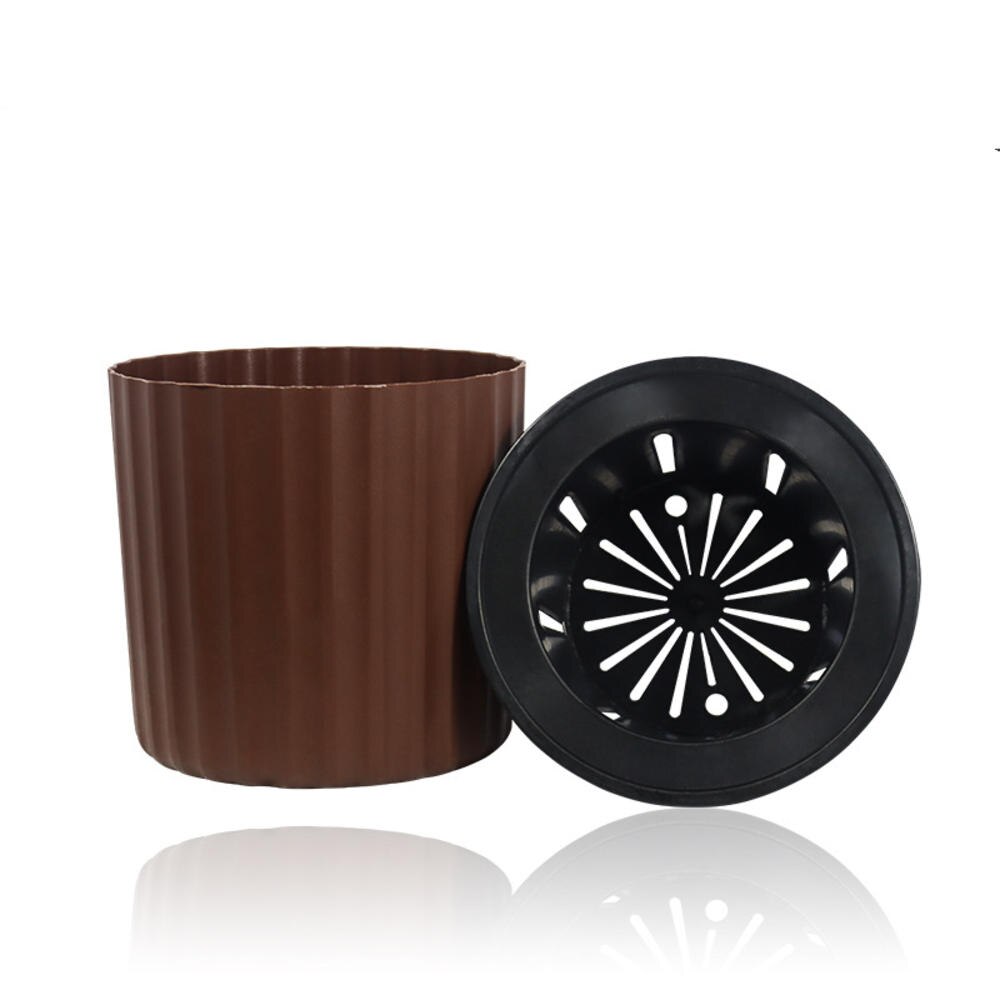 1PC Self Watering Plant Flower Pot Water Container Plastic Flower Plant Vase Pot Plants Stand Holder Container Planter Garden