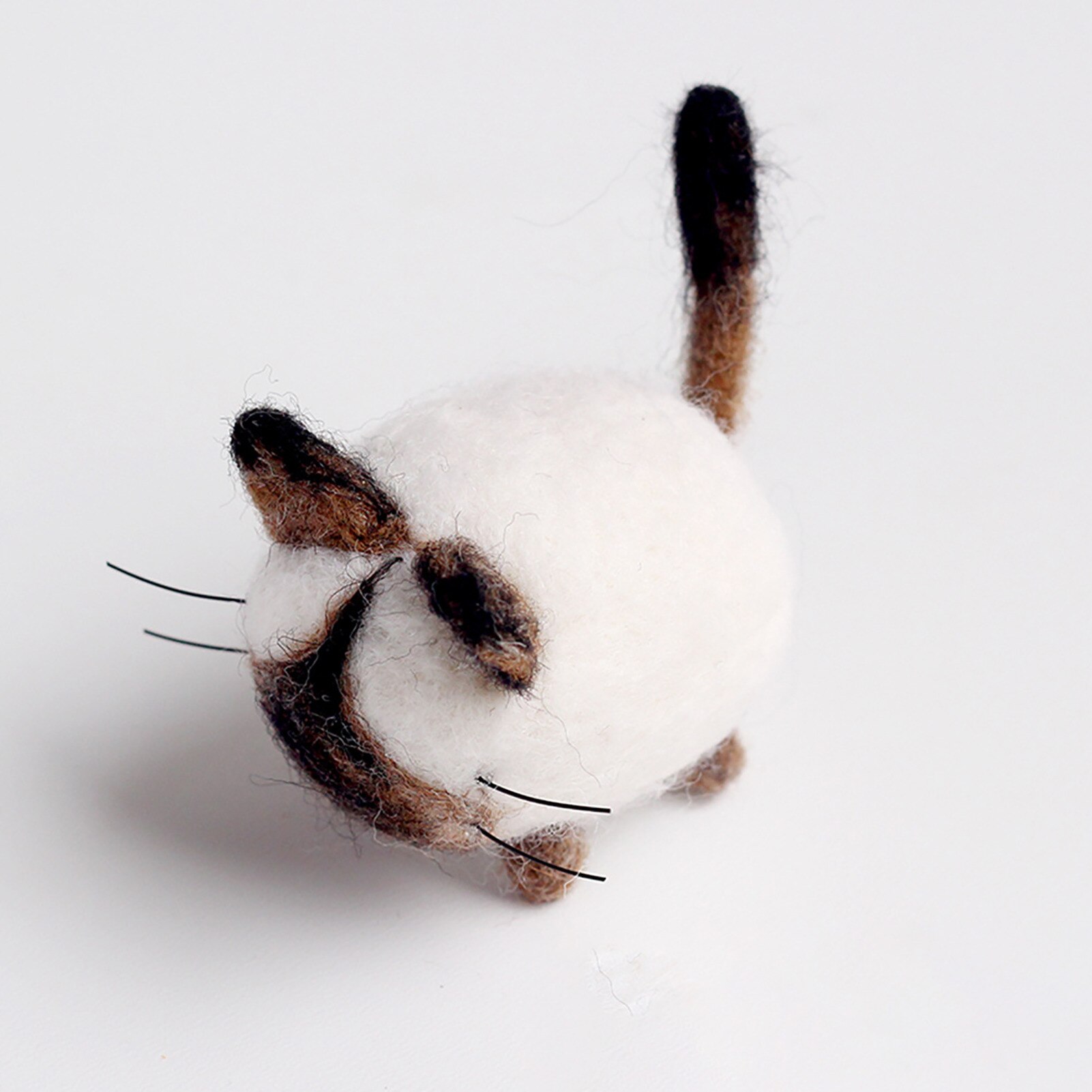 Handmade Cartoon Pet Dog Series Wool Felt Needle Poked Material Package Kitting DIY Husky Samoyed Dogs Wool Felting Animal: 13