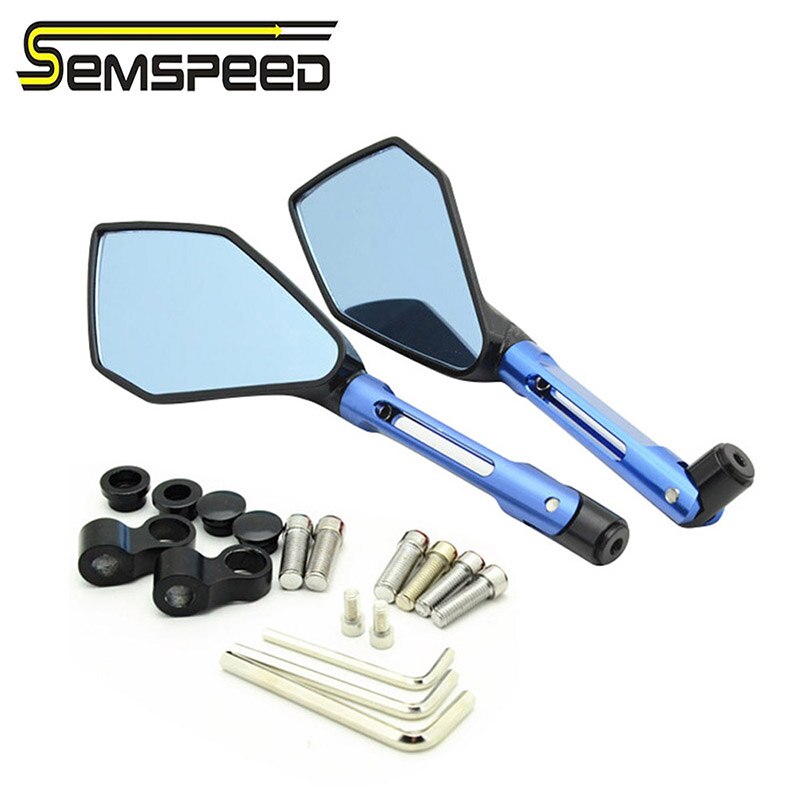 Motocykl CNC regulowane duże lusterko wsteczne składane lusterka boczne dla HONDA PCX 150 125 Forsa KAWASAKI SUZUKI YAMAHA DUCATI
