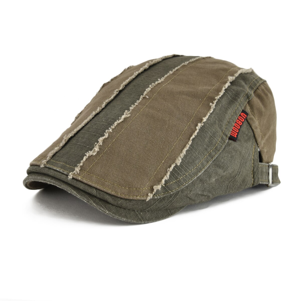 Voboom Platte Pet Mannen Katoen Krantenverkoper Caps Golf Ivy Hoed Klassieke Driver Hoeden Lente Zomer Klassieke Baret: Army Green