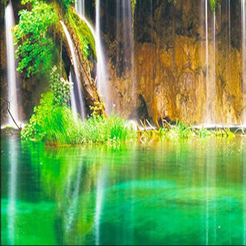 NHBR Aquarium hintergrund papier HD bild 7d drei-dimensional fisch Panzer tapete hintergrund malerei doppelseitig Aquarium