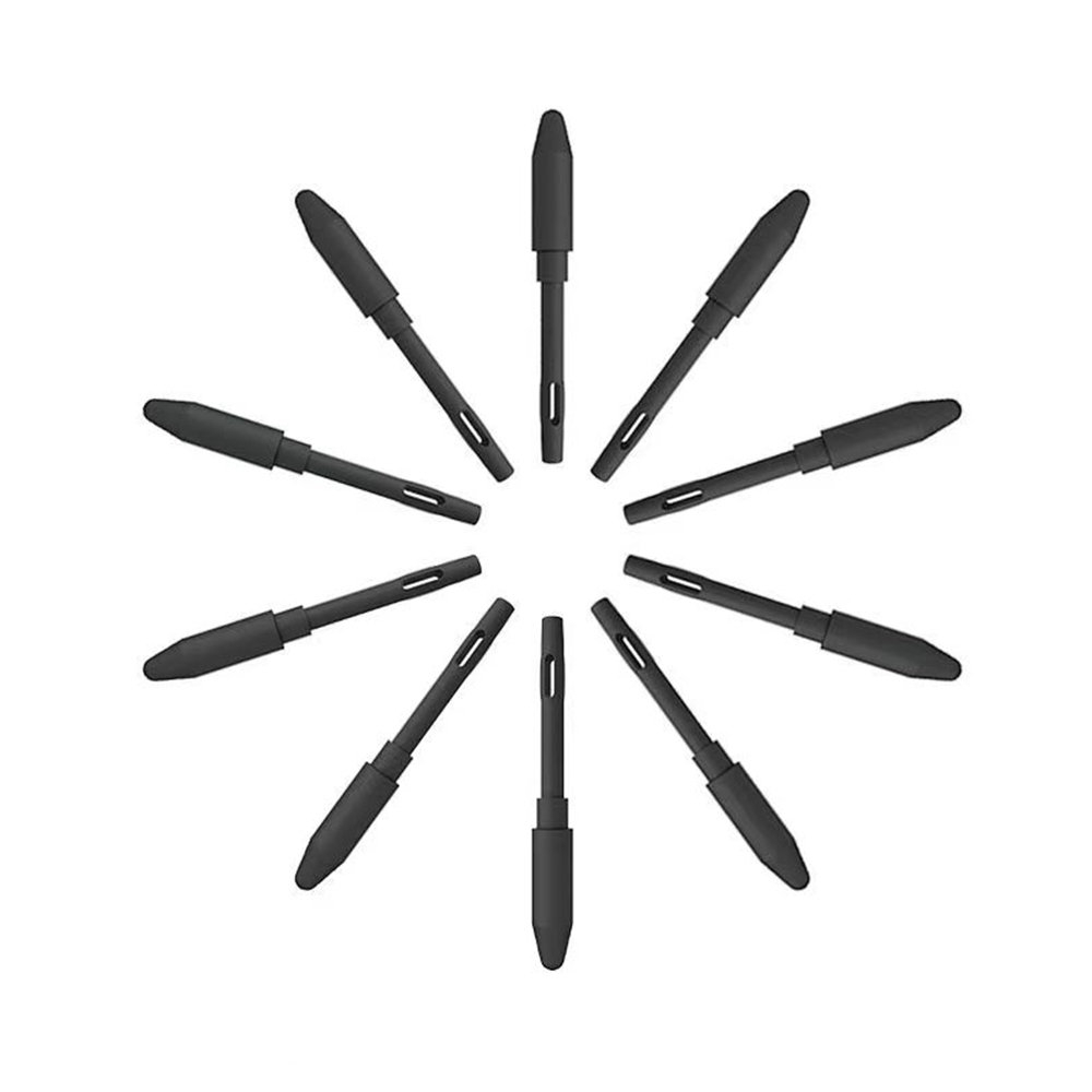 Paquete de 10/20 puntas de repuesto para GAOMON ArtPaint Pen AP10 / AP20 AP31/ AP32 / AP40 / AP50, tableta gráfica para lápiz óptico de dibujo: Gris oscuro