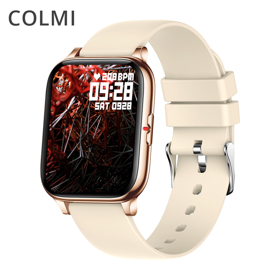 COLMI – montre connectée P8 Mix pour les hommes, étanche conforme à la norme IP67, moniteur d&#39;activité physique et de fréquence cardiaque, écran de 1.69 pouce, pour téléphone Android et iOS