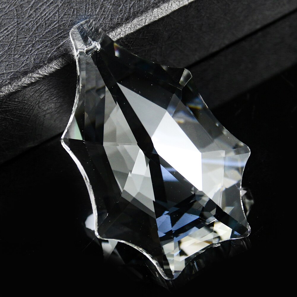 65MM Spider Web Transparent Crystal Pendant Faceted Prism Glass Chandelier Suncatcher Aurora DIY Wedding Party Handmade Ornament