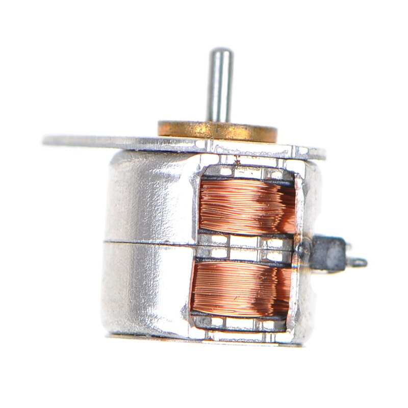1Pcs Mini Micro Stappenmotor Kleine 2-Fase 4-Draads Stappenmotor Met Koperen Gear Voor Digitale producten Camera