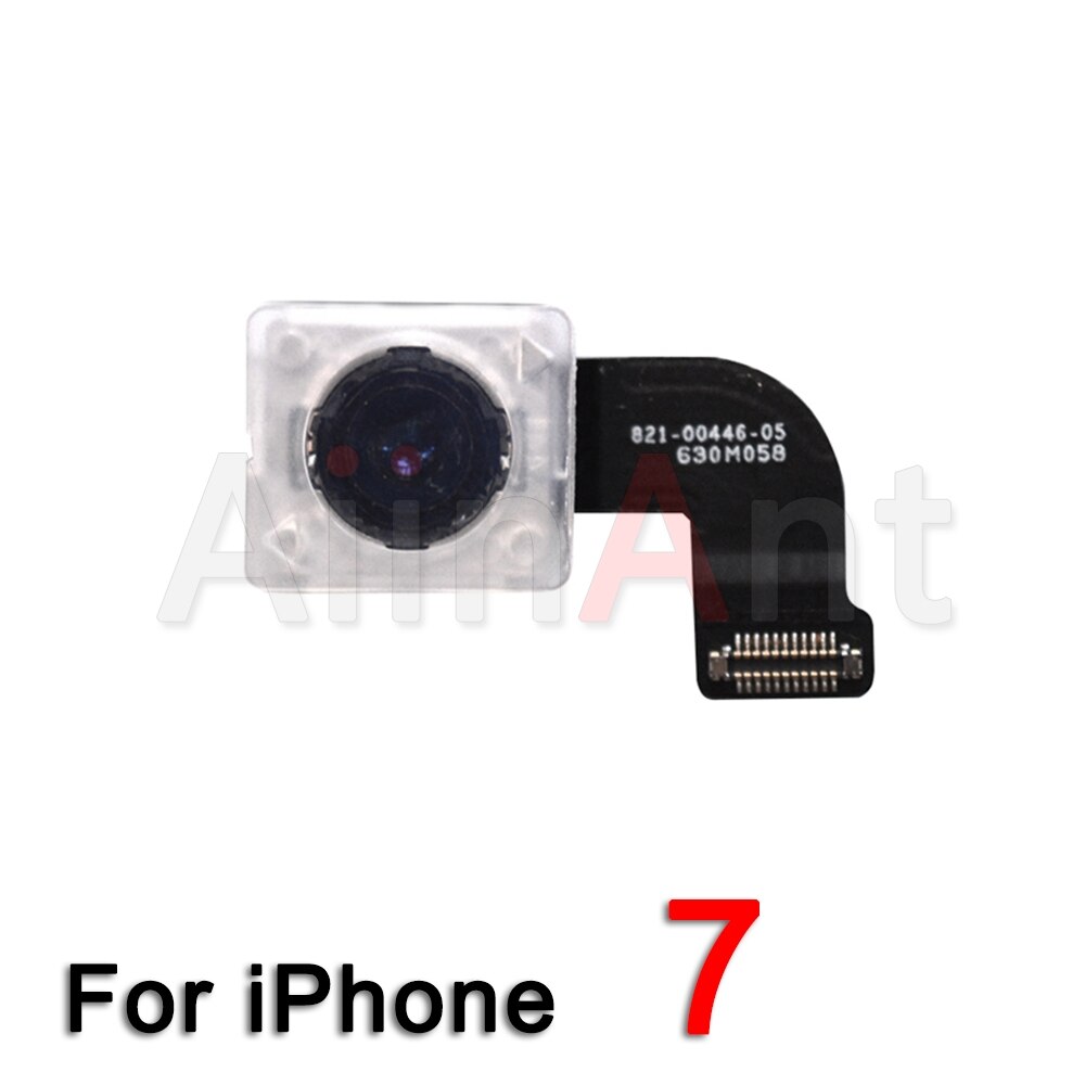100% Original para iPhone 6 iPhone 6 6s 7 8 Plus cámara Real para iPhone X Xs X 11 Pro Max XR Cámara Flex Cable de teléfono de piezas de repuesto: For iPhone 7