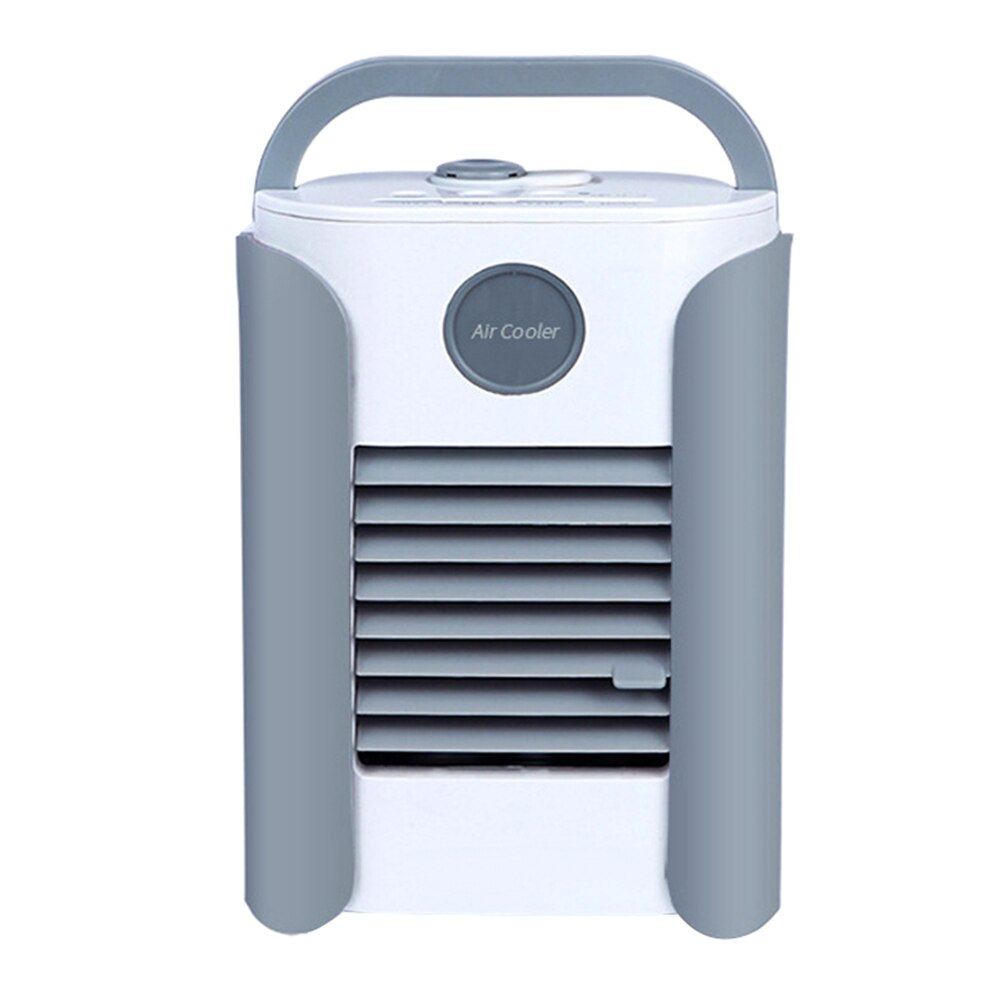 Spot Rechargeable Water-cooled Air Conditioner Portable Mini Air Cooler Humidifier Cooling Fan for Home Office Hogard