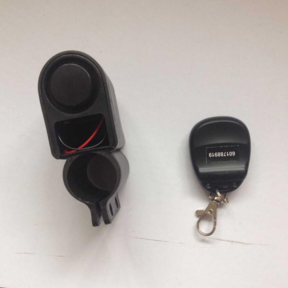 Anti Theft Alarm Car Lock Alarm Lock Security Protection Black Mountain Bike Anti Theft Device With Remote Control