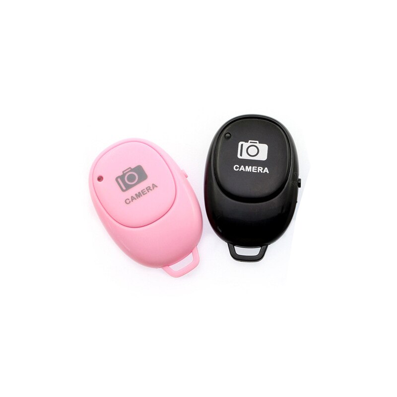 mini bluetooth fjernkontrollknapp trådløs kontroller selvutløser kamera pinne utløser telefon selfie til ios android