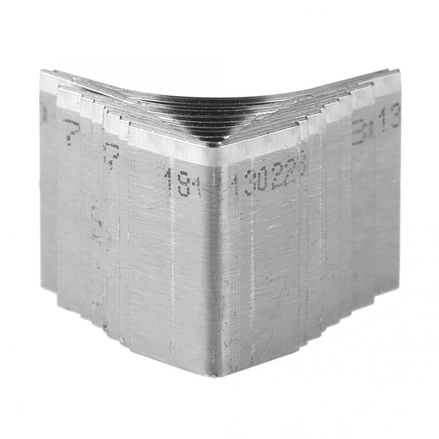 10pcs/box Leather Wallet Corner Edge Trimmer Handwork Leather Belt Corner Punch Cutter Leathercraft Tools Set