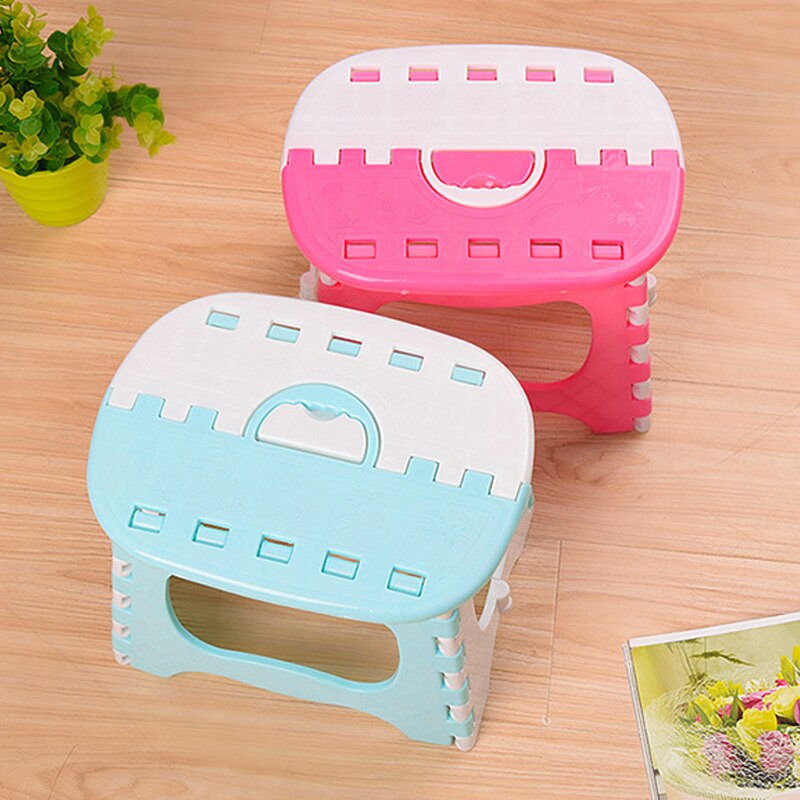 Mini sillas plegables para niños silla plegable portátil al aire libre niño Camping Picnic taburete de plástico plegable Mini silla de asiento