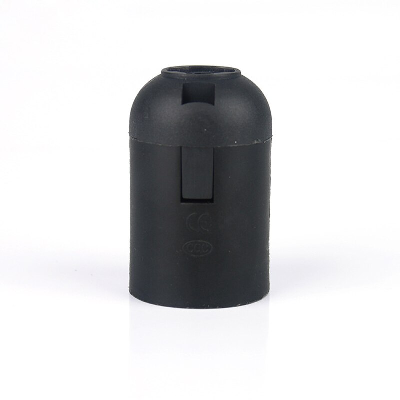 5pcs/lot E27 Plastic bulb holder Lamp Bulb Holder Socket Lamp Base White/Black Screw Pendant Light