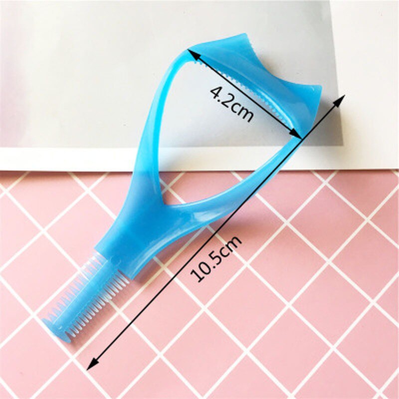 Wimper Gereedschap 3 In 1 Make-Up Mascara Shield Gids Guard Curler Wimper Curling Kam Wimpers Cosmetica Curve Applicator Kam