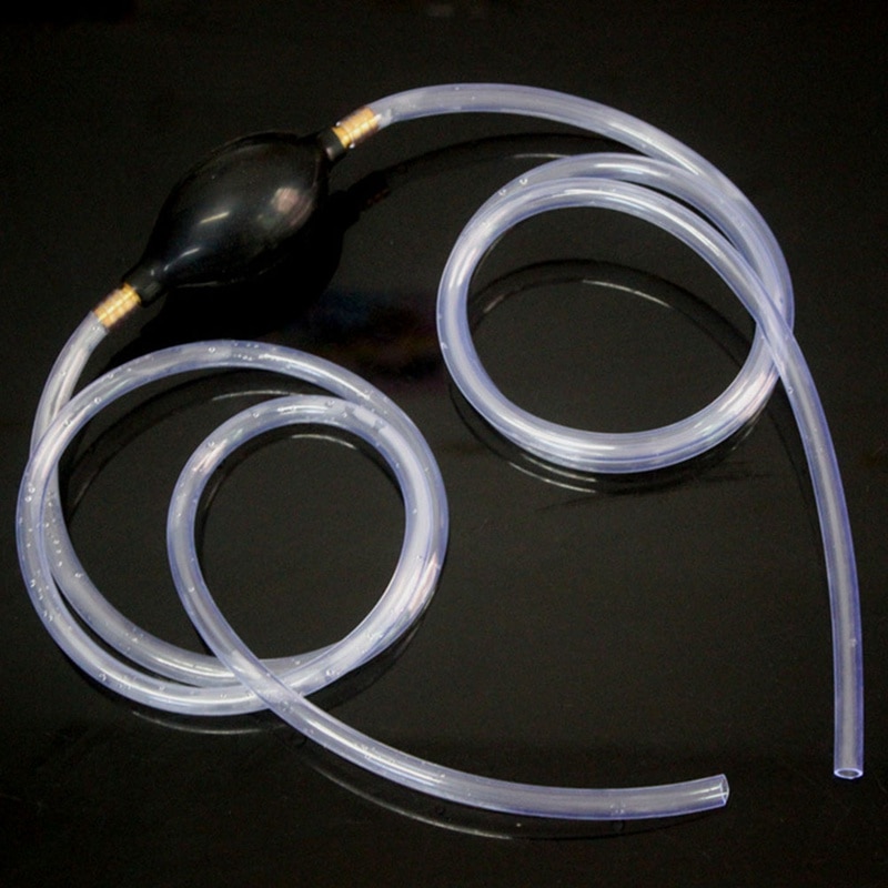 Bil drivstoff gass pumpe pvc rør vann olje overføring pumpe bensin væske manuell pumpe sifon drivstoff sparer biltilbehør