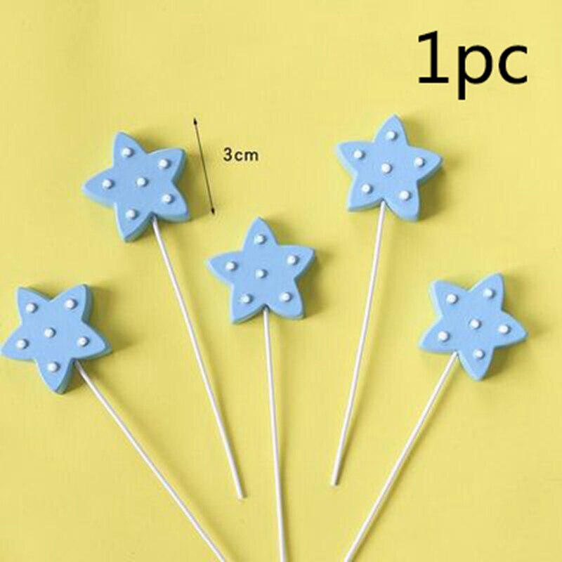 Rainbow Cake Topper One 1st Birthday Party Unicorn Brithday Party Baby Shower Girl Boys Lollipop Ice Cream Birthday Party Decor: Deep Sapphire