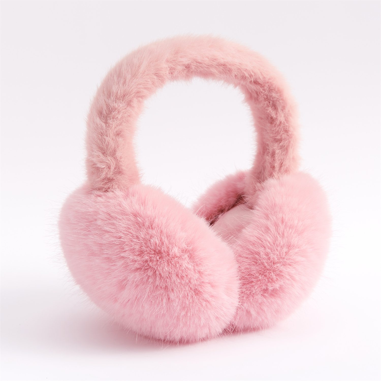 Anjj Ohrenschützer Faux Kaninchen ist hingefallen Hängen Ohr Abdeckung Warme Winter Ohrenschützer Pelz Ohrenschützer unisex Erwachsene Ohr Wärmer Falten: orange