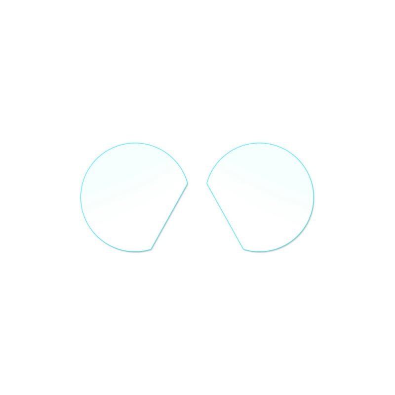 Protetor de lente hd transparente 2 pares, película de vidro vr oculus quest/rift s/go tpu para oculus quest rift go realidade virtual lentes txtb1