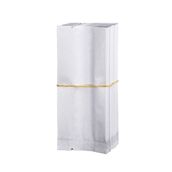 100 teile/los Heißsiegelfähigen Tee Verpackung Taschen Lagerung Kleine Baumwolle Papier Aluminium Folie Taschen: Weiß