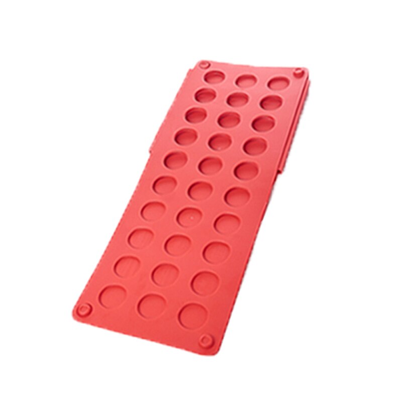 1pc plast multifunktionella barnkläder vikbräda spara tid magi snabb hastighet t-shirt kläder lätt att vika organisera: Röd
