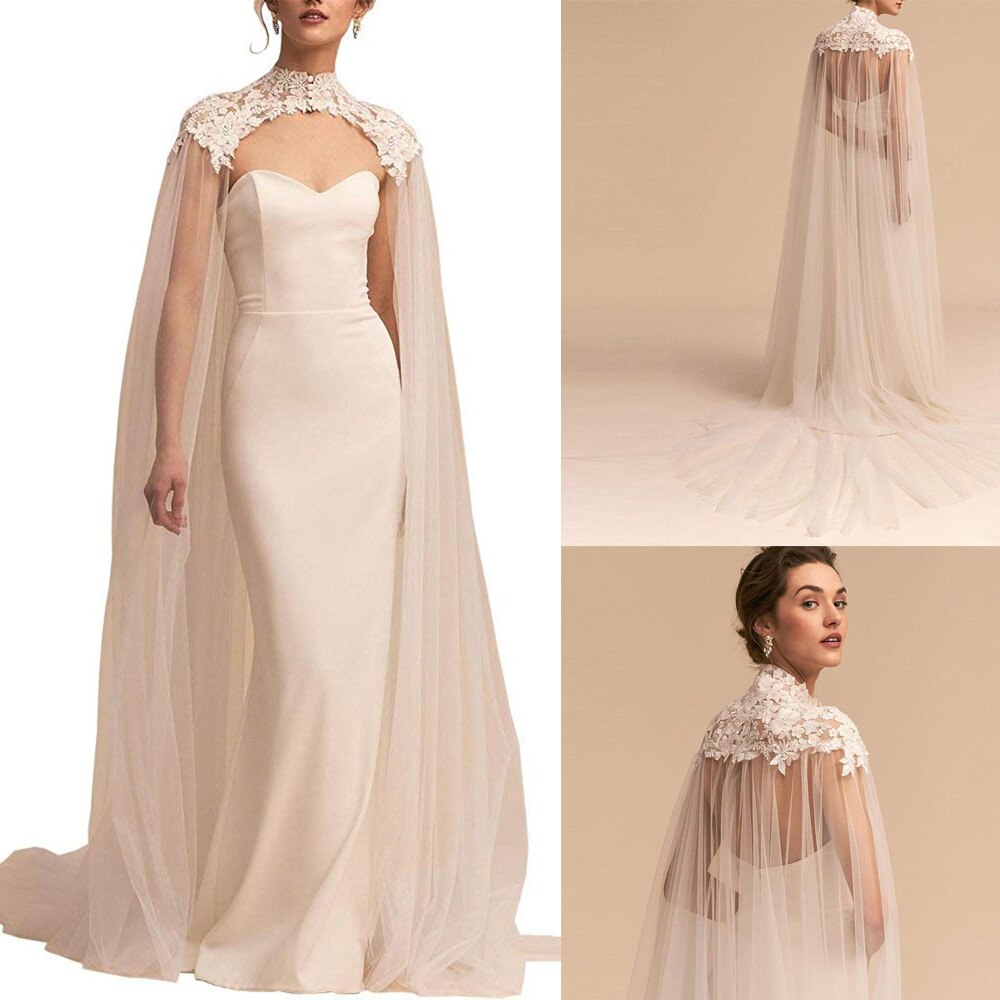 Voile Mariage 5M Een Layer Lace Edge Wit Ivoor Kat... - Vicedeal