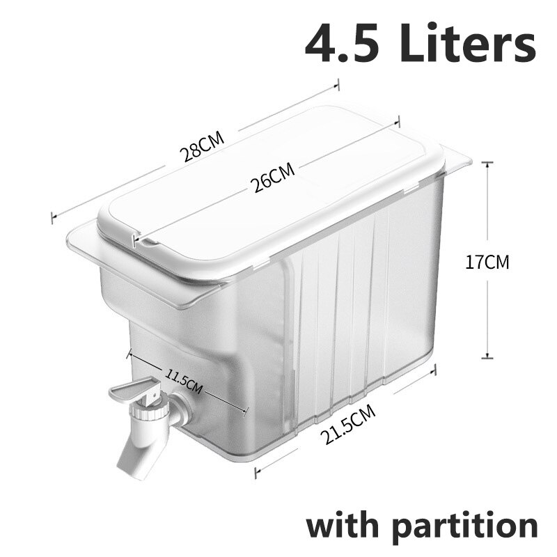 Cold Kettles Large Capacity Refrigerator Cold Water Container For Lemonade Beverage Dispenser With Tap Teapot Cold Water Jug Pot: 05