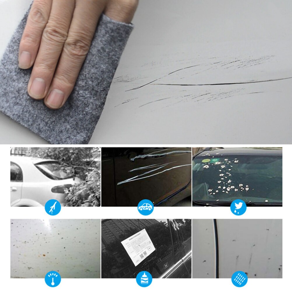 Magic Car Scratch Remover Polish Cloth Light Paint Scuffs Surface Repair Tool Color Scratched Repair Car Scratch