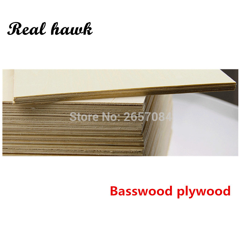 297x210x1/1.5/2/3/4/5/6mm super Aviation model layer board basswood plywood plank DIY wood model materials