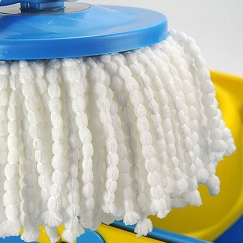 Artikel! Nützliche 360 Rotierenden Mopp Kopf Waschen Boden Mikrofaser Spinnen Boden Mopp Ersatz Tuch Baumwolle Runde Lappen Reinigung Werkzeuge
