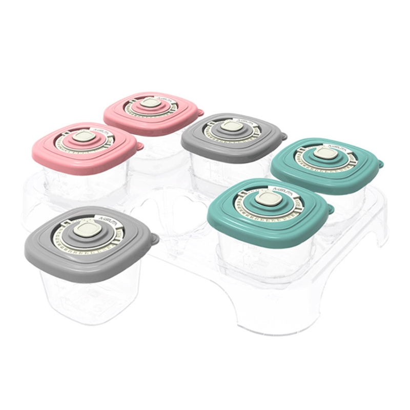 MDesign Babyvoeding Organizer Opbergbox Voor En Babyflesjes Open Stapelbaar Met Handvatten Zeeblauw Blauwe Tint 3620941357