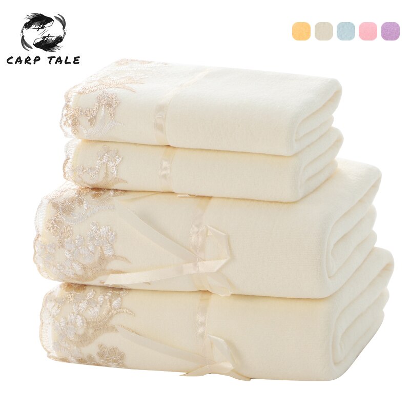 Juego de toallas de baño de lujo para hombre y mujer, 2 piezas, 70x140cm, grandes, 2 piezas, 35x75cm, absorbentes de microfibra