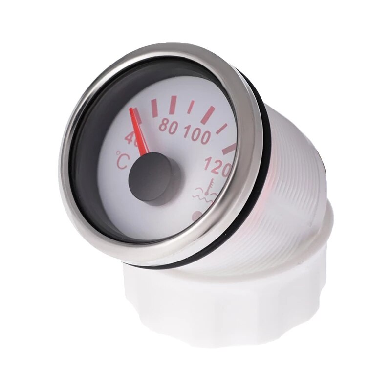 Digital Oil Temperature Gauge With Alarm Waterproof 50~150 Celsius 52MM Boat Oil Temp Gauge With Red Backlight 9-32V